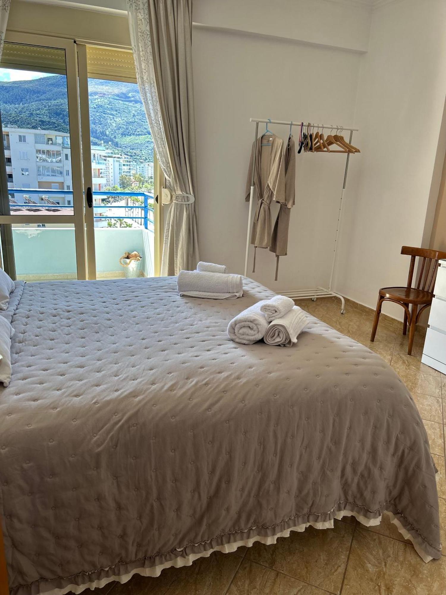 Appartamento Casa con vista mare Vlorë Esterno foto