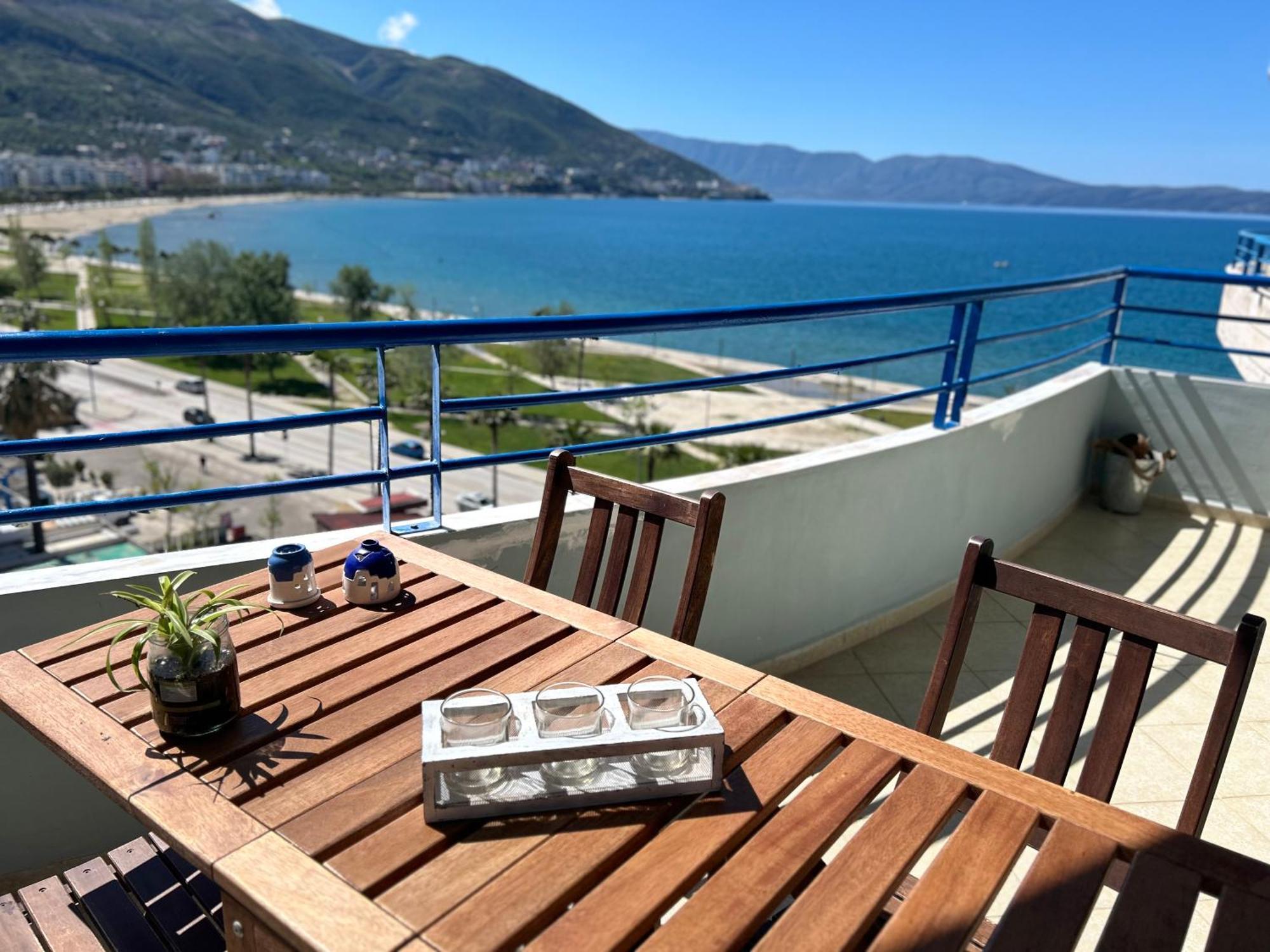 Appartamento Casa con vista mare Vlorë Esterno foto